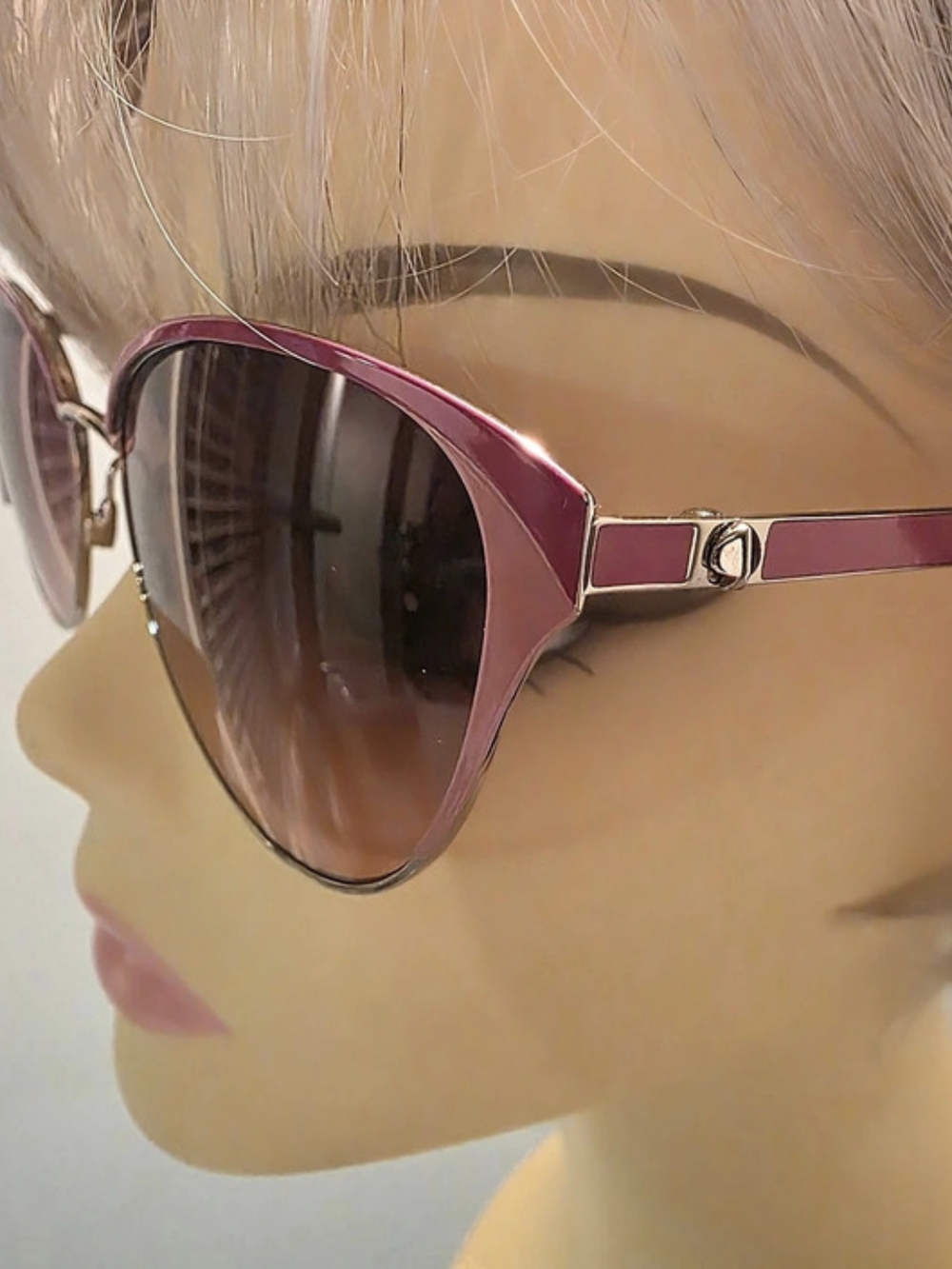 Kate Spade Ianna/G/S Cat-Eye Sunglasses Pink & Brown - Picture 3 of 8